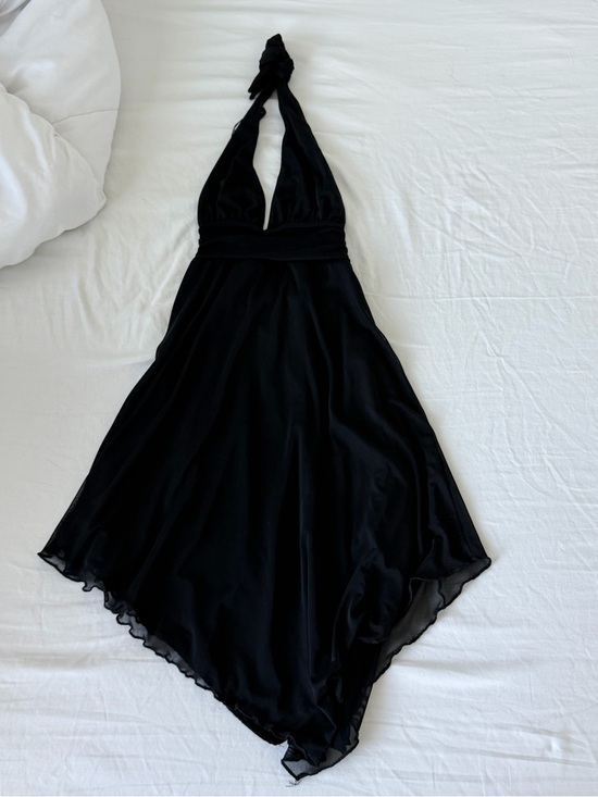 Urban Outfitters Dresses & Skirts - Urban Outfitters Black Halter Asymmetrical Dress